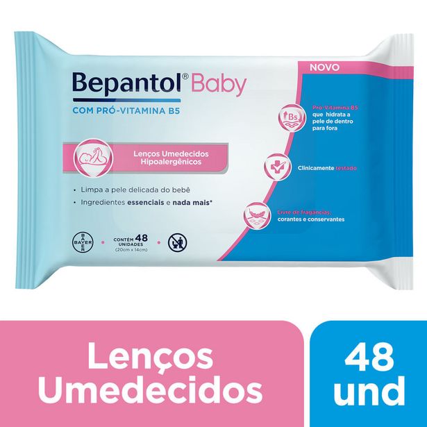 Oferta de Bepantol Baby Lenços Umedecidos por R$13,99