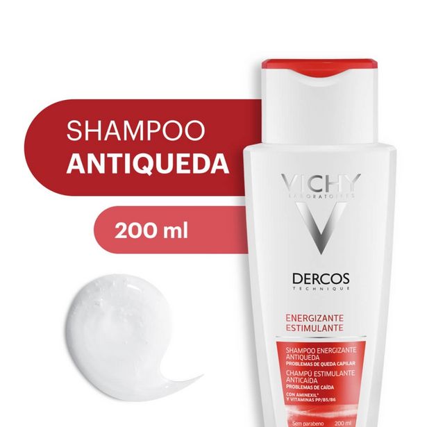 Oferta de Shampoo Antiqueda Vichy Dercos Energizante com 200ml por R$79,9
