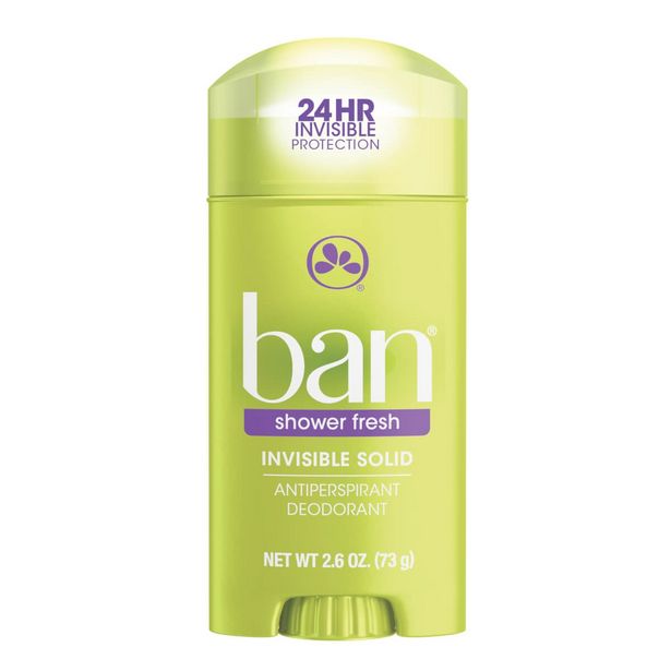 Oferta de Desodorante Ban Shower Fresh Invisible Solid com 73g por R$24,29