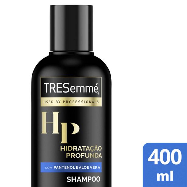 Oferta de Shampoo TRESemmé Hidratação Profunda com 400ml por R$14,99