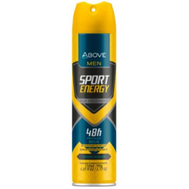 Oferta de Desodorante Aerossol Sport Energy 150ml - Above Men por R$4,95