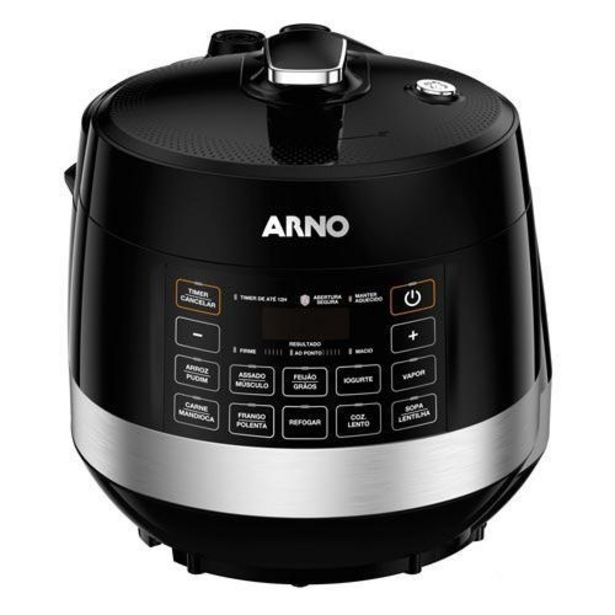 Oferta de Panela de Pressão Elétrica Arno Digital Control PP50 - Preto - 220V por R$674,93