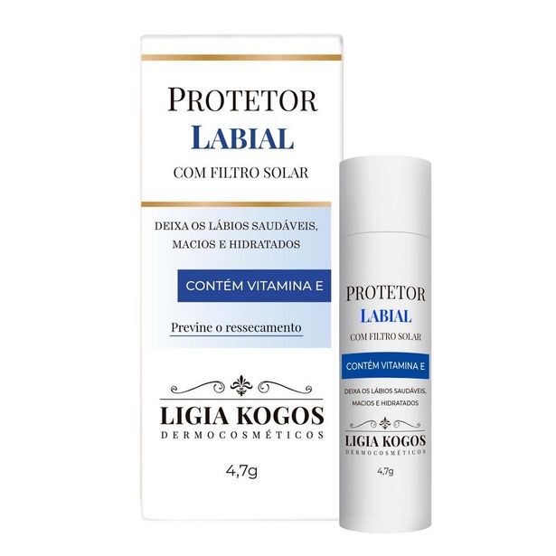 Oferta de Ligia Kogos Protetor Labial com Filtro Solar FPS 15 4,7g por R$34,87