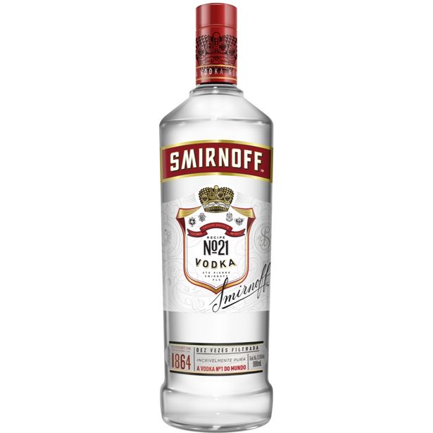 Oferta de Vodka Destilada Smirnoff Garrafa 998ml por R$34,9