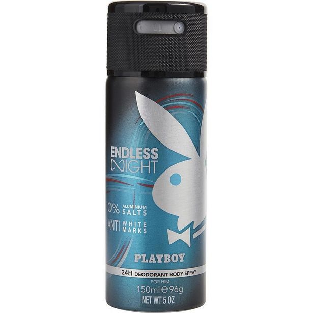 Oferta de Desodorante Spray 150 Ml Playboy Endless Night Playboy Masculino por R$407,4