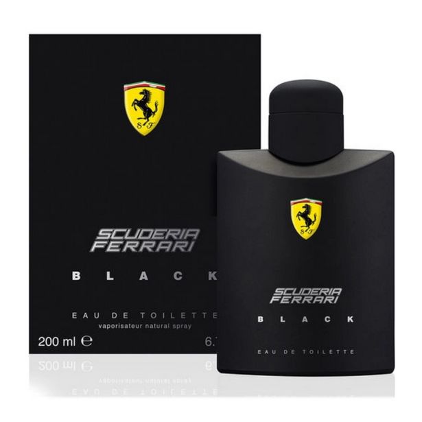 Oferta de Ferrari Scuderia Black Perfume Masculino Eau de Toilette 200ml por R$395,88
