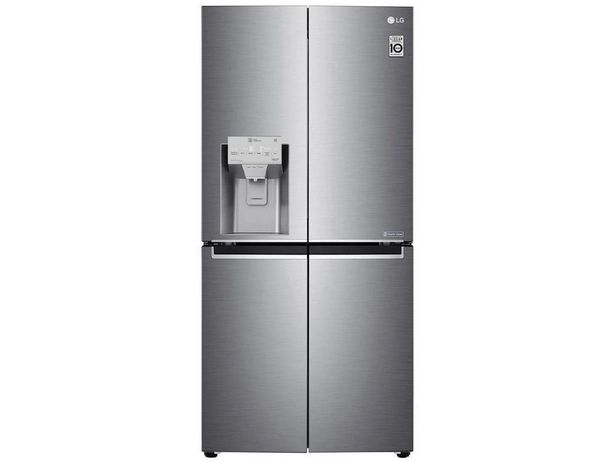 Oferta de Refrigerador LG Smart French door Inverter com hygiene FRESH+ e Nature Fresh Aço Escovado 428L GC-L228FTLK 110v por R$18745