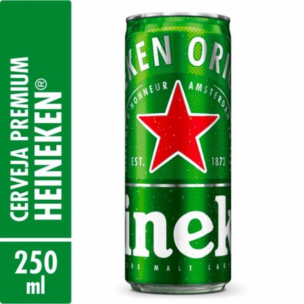 Oferta de Cerveja Heineken 250ml Lata por R$3,69