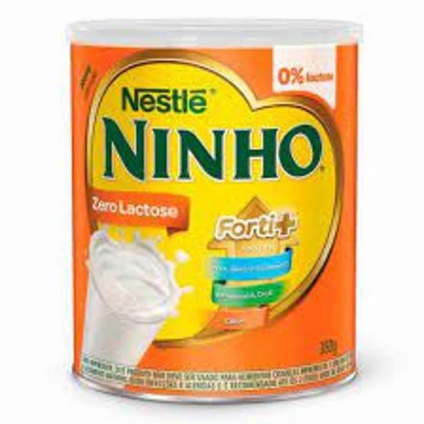 Oferta de Leite em Pó Ninho 380g Zero Lactose por R$25,29