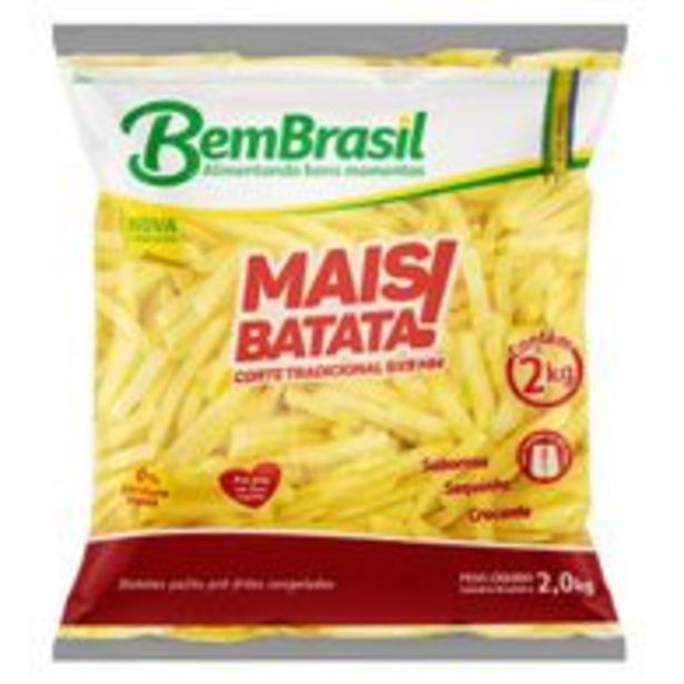 Oferta de Batata Bem Brasil Congelada Palito 2kg por R$18,9