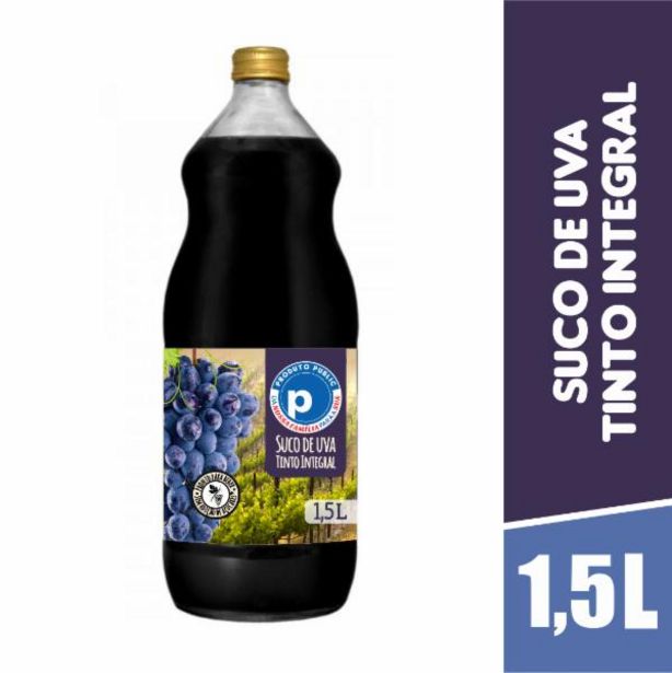 Oferta de Suco de Uva Public 1,5L Tinto Integral por R$12,89 em Public Supermercados