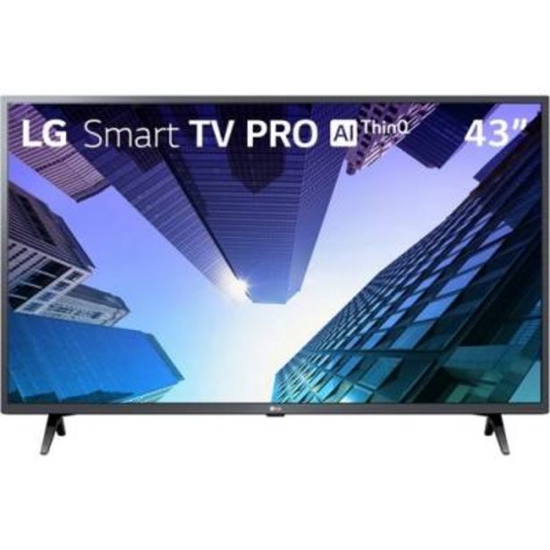 Oferta de Smart TV LED 43” LG 43LM631C0SB Full Hd com Wi-Fi, 2 USB, 3 HDMI por R$2106