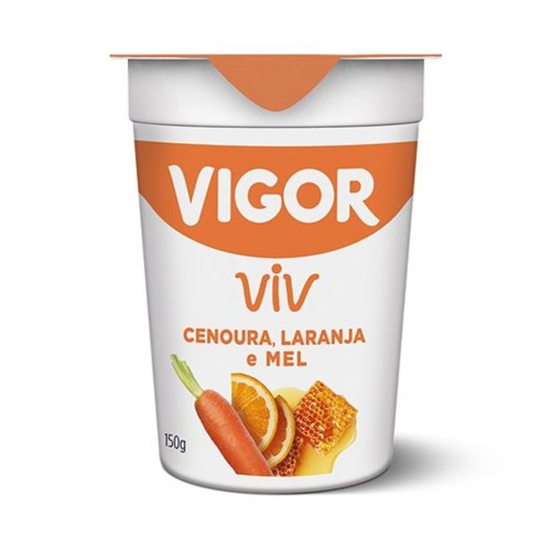 Oferta de Iogurte Natural de Laranja com Cenoura e Mel Vigor 150G por R$1,19