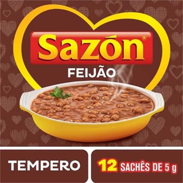 Oferta de Tempero para Feijão Sazón 60G por R$4,99
