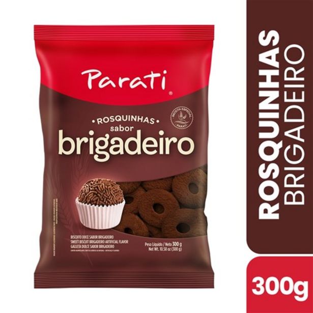 Oferta de Biscoito Doce Parati Rosquinha Brigadeiro Embalagem 300G por R$3,67