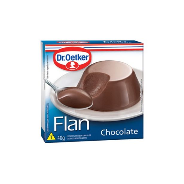 Oferta de Flan Dr.Oetker chocolate 40g por R$3,98