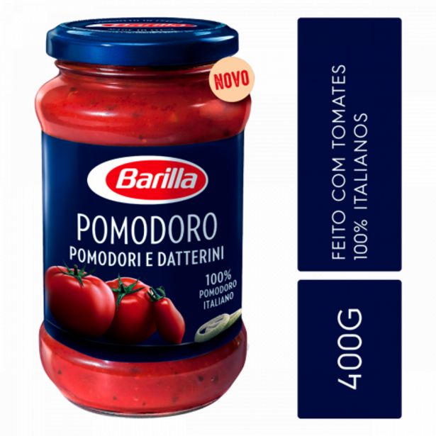 Oferta de Molho de Tomate Barilla Vidro 400g por R$19,98