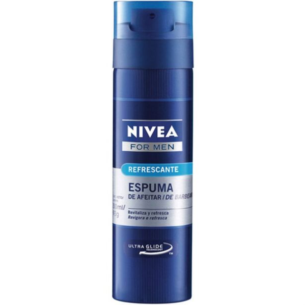 Oferta de Espuma para barbear Nivea original protect 200mL por R$23,98