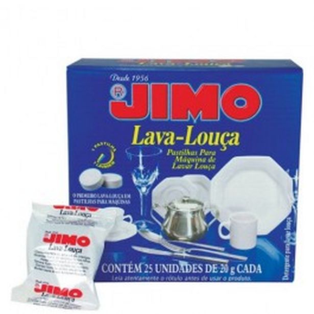 Oferta de Lava louças Jimo pastilhas 500g por R$34,98