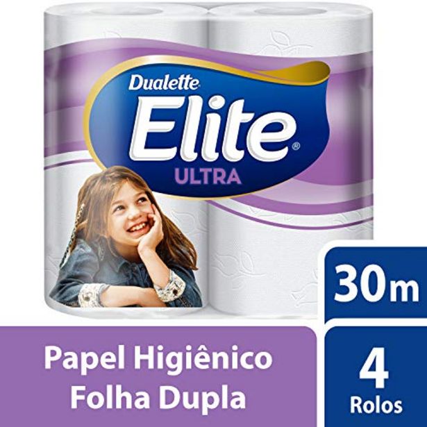Oferta de Papel higiênico Elite folha dupla 30m por R$6,98