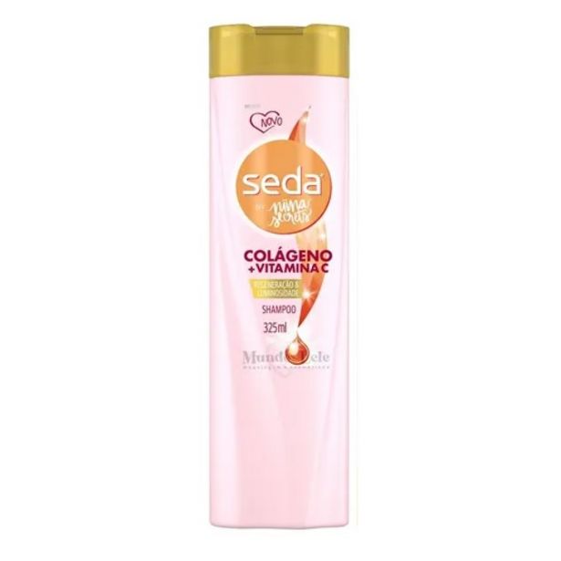 Oferta de Shampoo Seda 325ml Colageno Vit.c por R$7,69
