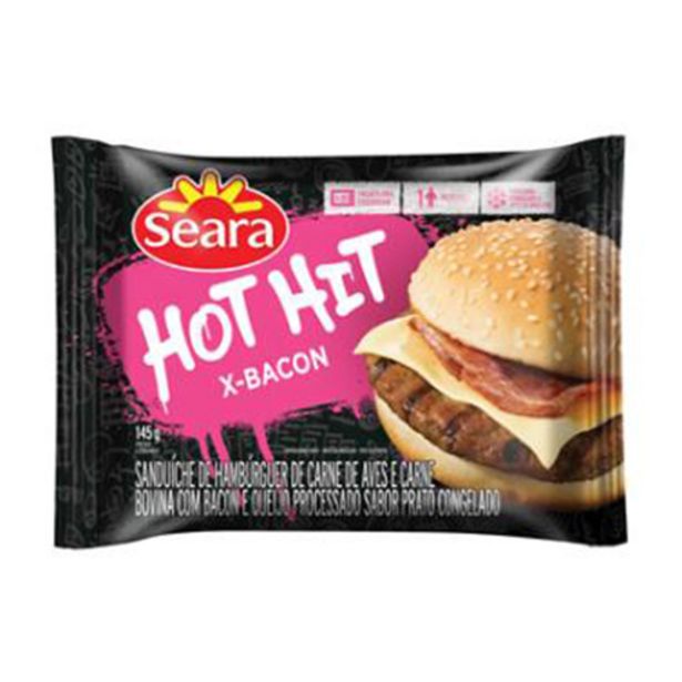 Oferta de Sanduiche Seara Hot Hit X-bacon 145g por R$4,9