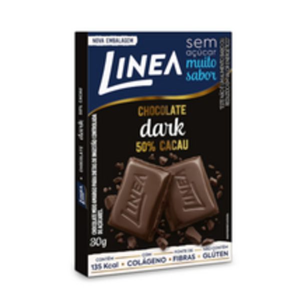 Oferta de Chocolate Linea Dark 50% Cacau 30g por R$7,99