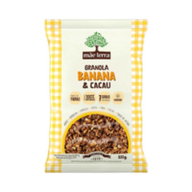 Oferta de Granola Mãe Terra Banana/Cacau 800g por R$32,99