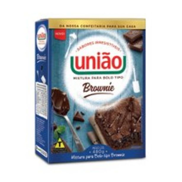 Oferta de Mistura Para Bolo União Brownie 480g por R$5,99