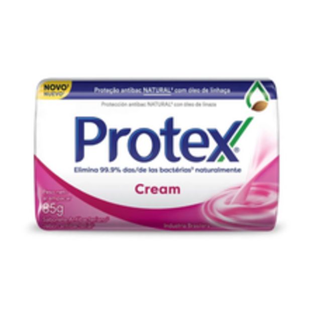 Oferta de Sabonete Protex Antibacteriano Cream 85g por R$3,39