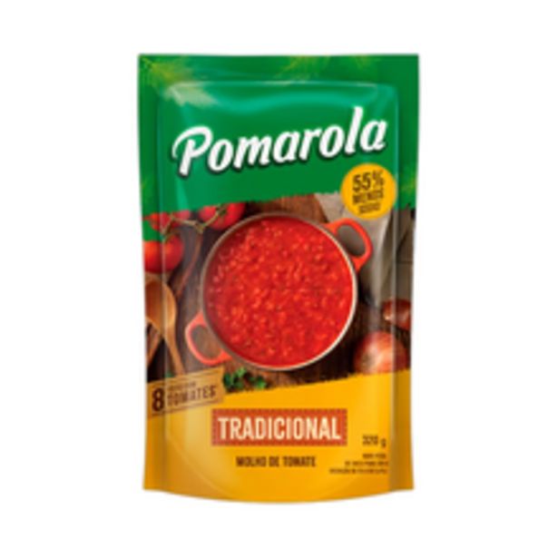 Oferta de Molho de Tomate Pomarola Tradicional Sachê 320g por R$1,79