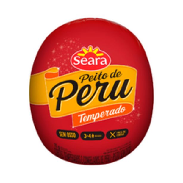 Oferta de Peito de Peru Bolinha Temperado Seara 1kg por R$43,48