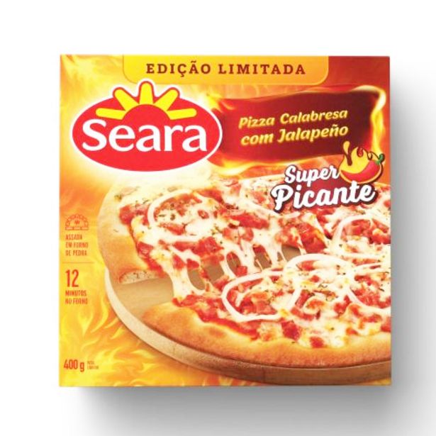 Oferta de Pizza Seara Congelada Apimentada Cx 460g por R$13,49
