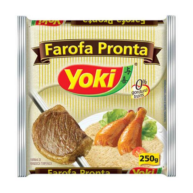 Oferta de Farofa Pronta Yoki 250g por R$3,98