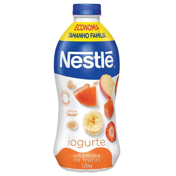 Oferta de Iogurte Líquido Sabor Vitamina de Frutas Nestlé 1,25kg por R$14,19