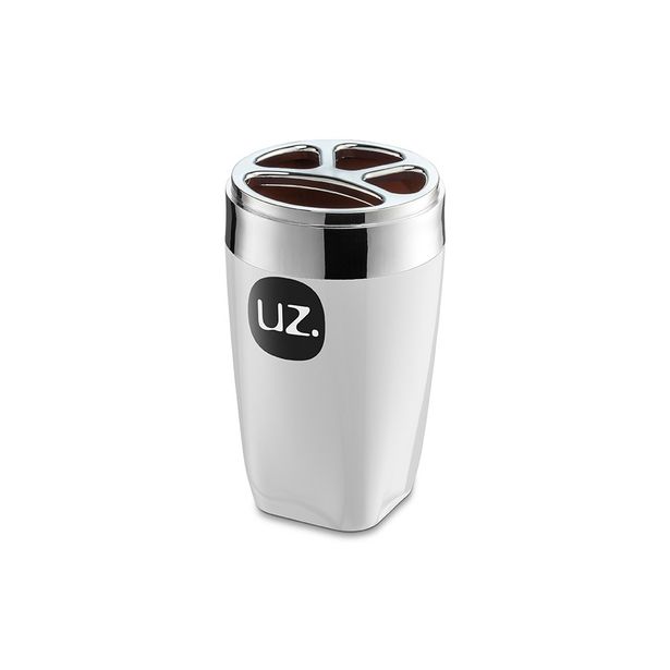Oferta de Porta Escovas de Dente UZ527 Branco - UZ Utilidades por R$13