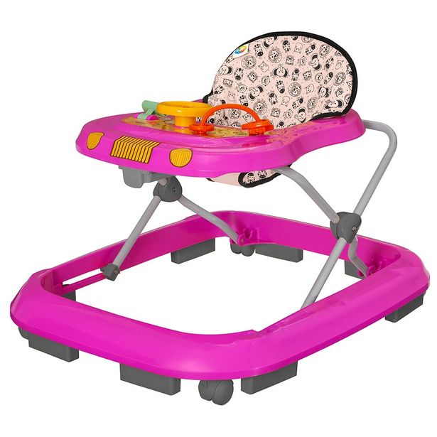 Oferta de Andador Safari Rosa - Tutti Baby por R$229