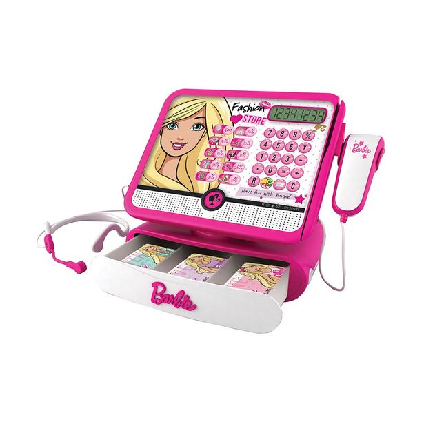 Oferta de Caixa Registradora Barbie Luxo 72749 - Mattel por R$359