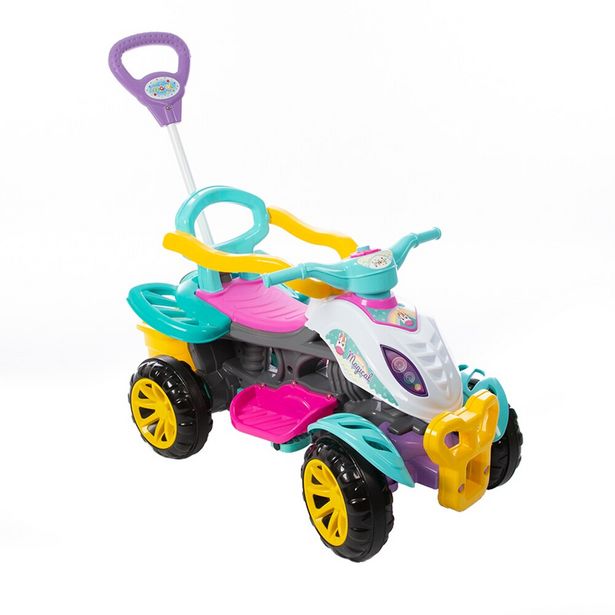 Oferta de Quadriciclo Menina 3111 Rosa/Azul/Branco - Maral Brinquedos por R$519