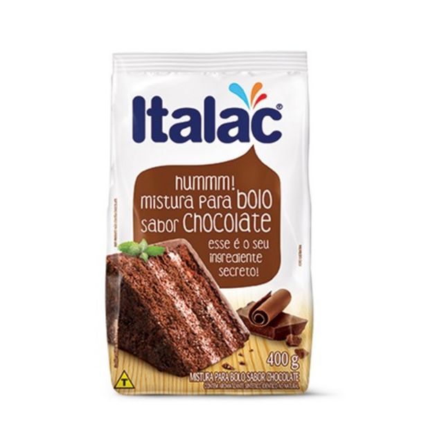 Oferta de Mistura para Bolo Italac Chocolate Pacote 400G por R$4,22