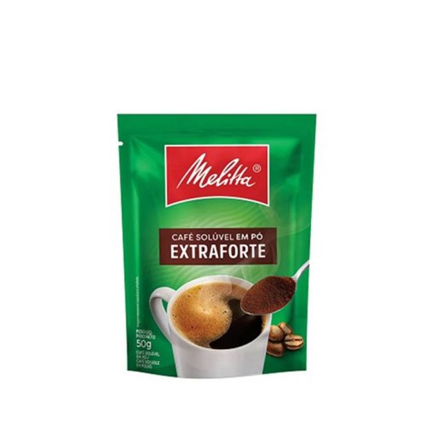 Oferta de Café Solúvel Extraforte Melitta 50G por R$6,03