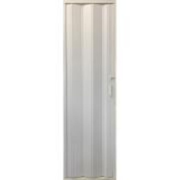 Oferta de Porta Sanfonada de PVC 60cm x 210cm Branco - Perfilplast  por R$89,9