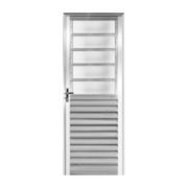 Oferta de Porta de Abrir de Alumínio Basculante 210 x 80cm Lado Direito -... por R$459,9