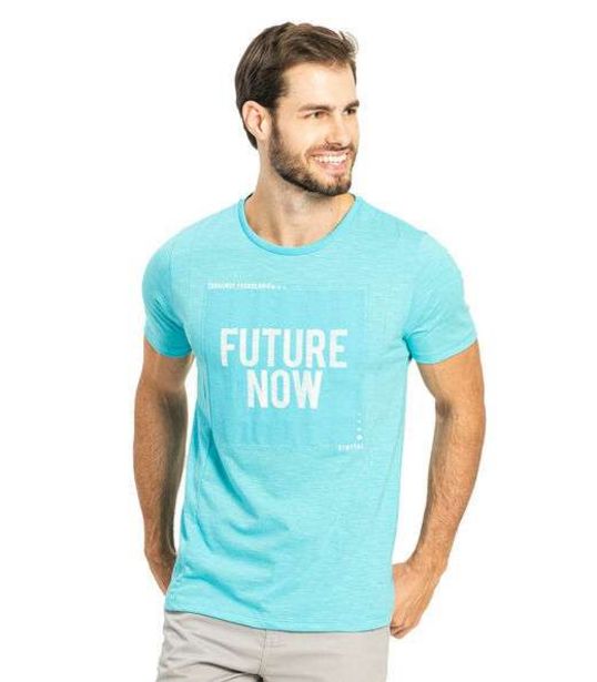 Oferta de Camiseta Masculina Future Rovitex Azul por R$29,99