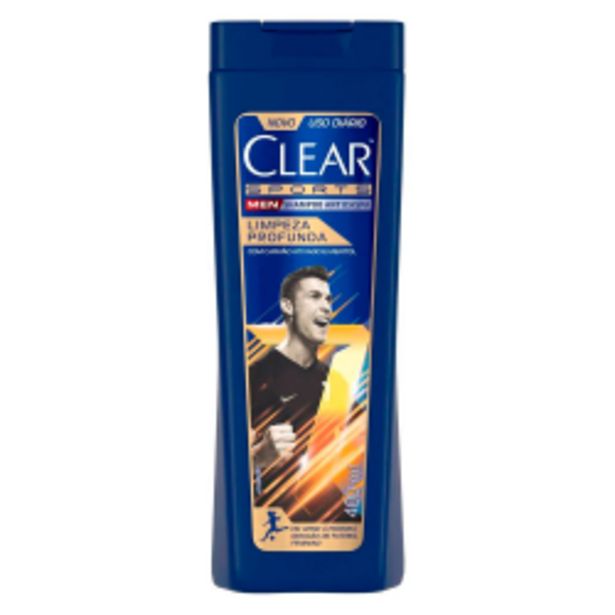 Oferta de Shampoo Clear 400Ml Men Limpeza Profunda por R$27,99