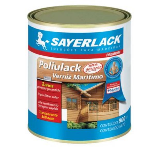 Oferta de Verniz marítimo Filtro Solar Poliulack 900 ml Sayerlack por R$43,11