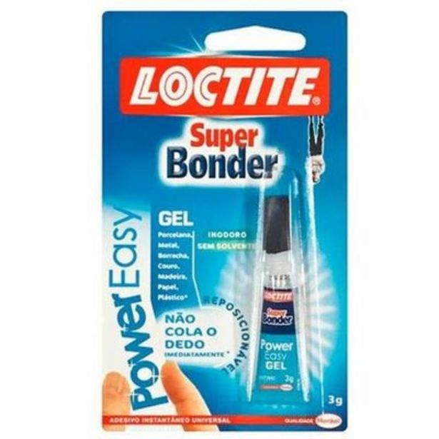 Oferta de Cola Super Bonder Power Easy 3g Loctite - Henkel por R$7,11