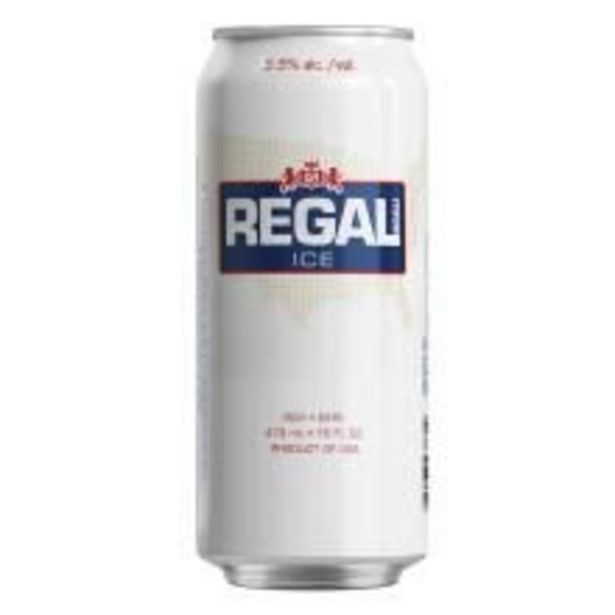 Oferta de Cerveja Americana REGAL BRAU Lager Ice 473ml por R$17,9