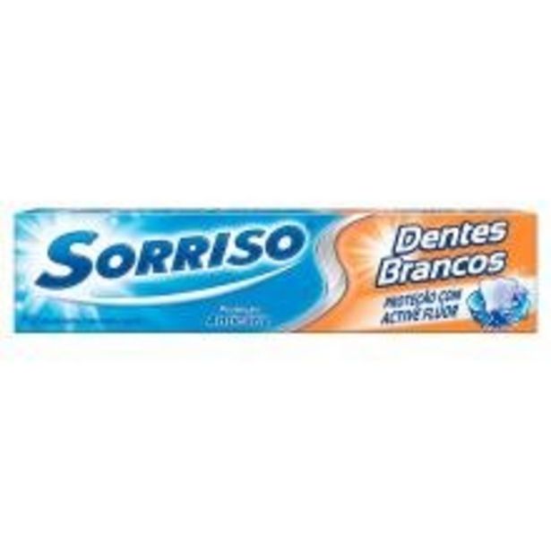 Oferta de Creme Dental SORRISO Dentes Brancos 90g por R$3,29