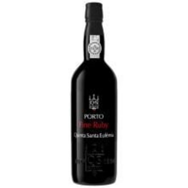 Oferta de Vinho Do Porto Quinta Santa Eufémia Fine Ruby  por R$99,9